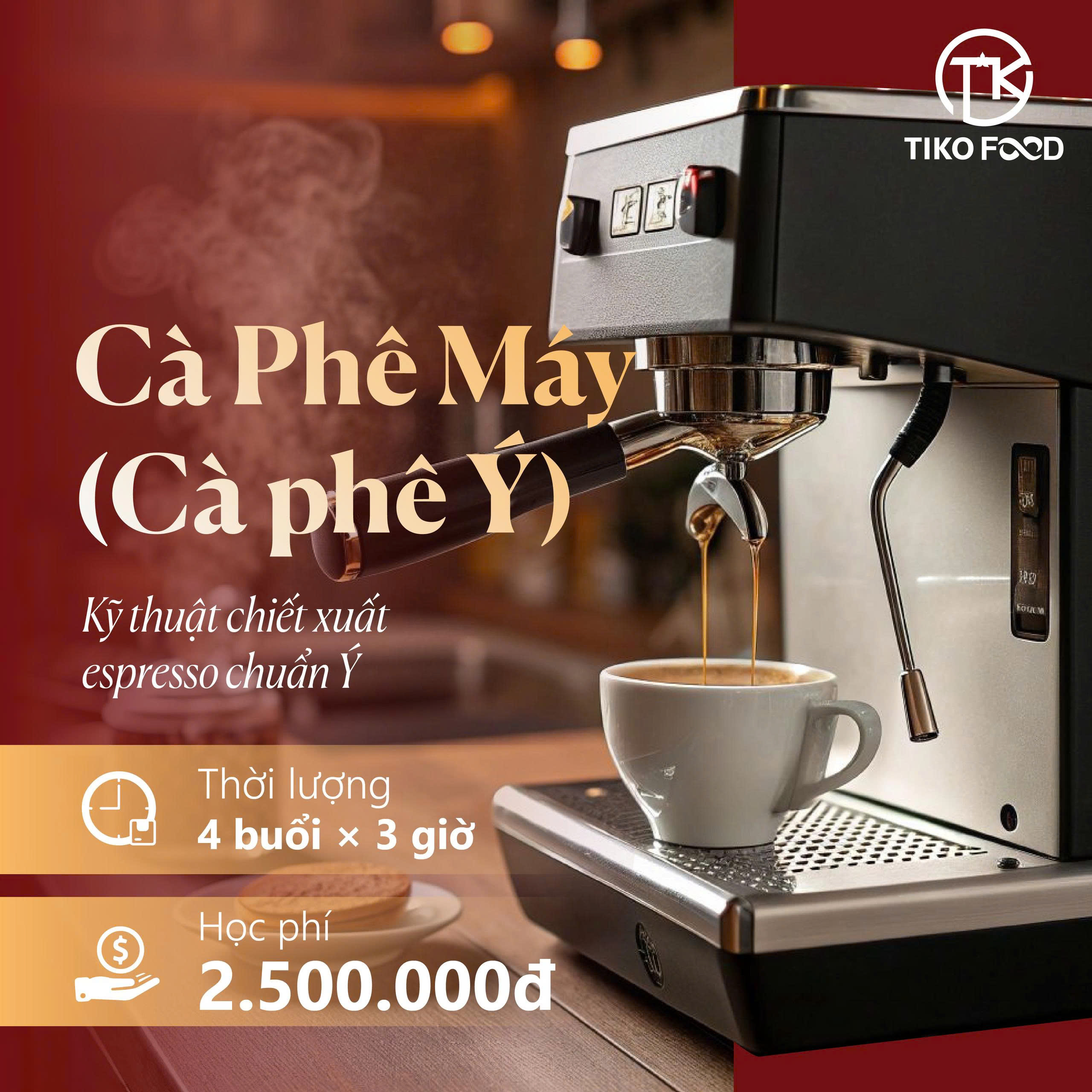 Khóa học cà phê máy 1 Khóa học cà phê máy